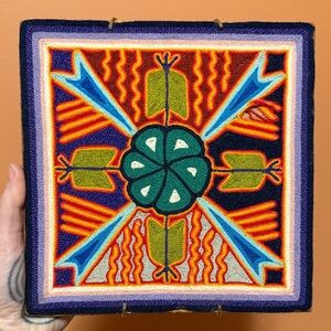 Colorful Embroidered Wall Art